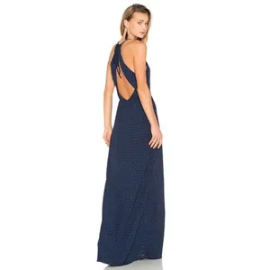 NWT! Calypso St. Barth HOSS INTROPIA Midnight Navy Blue Embellished Dress 36 / 4 thumbnail 2