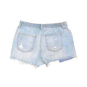 Aerie Cutoff Distressed Shorts Medium Elastic Waist Cowgirl Festival Beach Y2K thumbnail 2