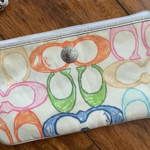 Colorful coach wristlet thumbnail 3
