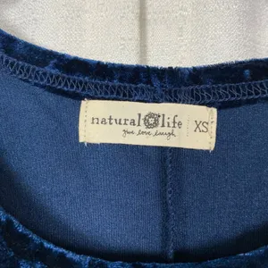 Natural Life Dark Blue Crushed Velvet Sleeveless Maxi Dress Sz.XS thumbnail 8