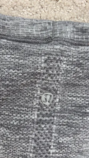 grey lululemon swiftly tech short sleeve  thumbnail 3