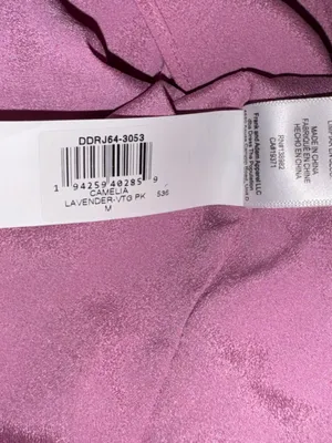 Dress The Population Camelia Ruffle-Shoulder V Neck Crepe Maxi Dress sz L thumbnail 8