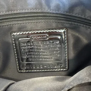 Coach Poppy Ivory with Metallic Signature Cream Shoulder Bag thumbnail 4