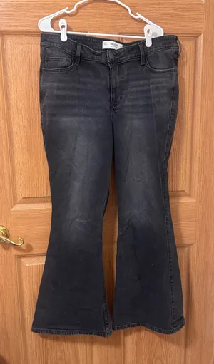 Hollister wide leg flare jeans thumbnail 1