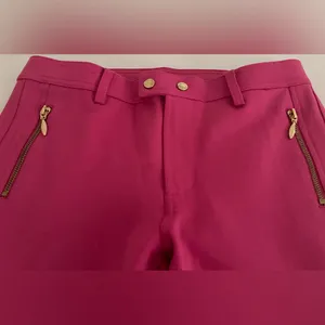 Juicy Couture Hot Pink Pants with Gold Accents Size 6 thumbnail 3