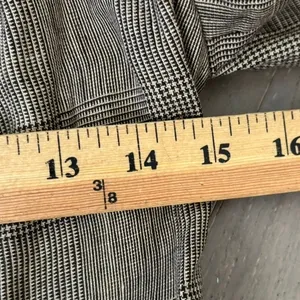 Vintage 90s MaxMara 100% Linen Blazer Sz 2 Made in Italy Brown Check Old‎ Money thumbnail 5