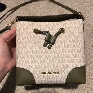 Michael Kors Bag Crossbody Small white and green thumbnail 1
