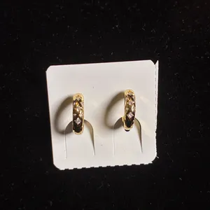 Gold-Tone Starburst Huggie Earrings thumbnail 6