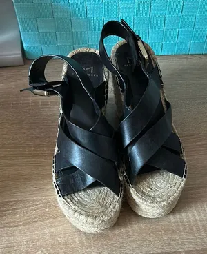 Marc Fisher Black Espadrille Shoes thumbnail 1