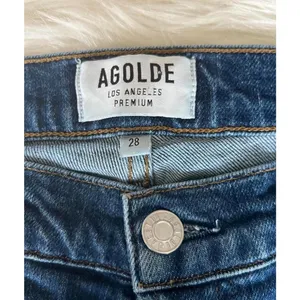 AGOLDE High Rise Buttonfly Denim Jeans thumbnail 6