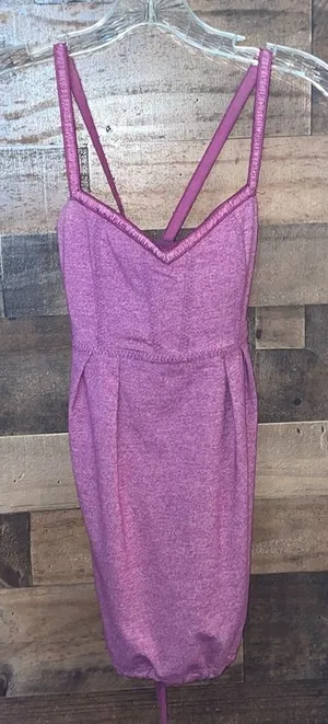 Lululemon Bulerias in Heathered Regal Plum/Dewberry Drawstring Waist Tank thumbnail 1