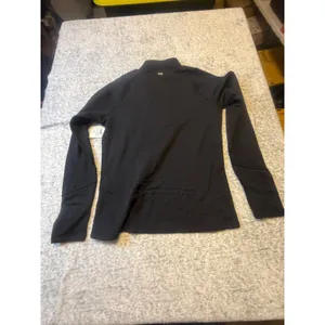 DSG Womens Black Run Grid 1/4 Zip Fleece Grid‎ Mesh Moisture Wicking Top Med NWT thumbnail 5