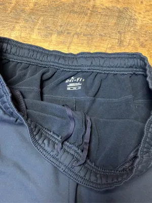 Nike Dri-FIT Running Joggers SweatPants Womens XXL 2XL Blue Zip Ankle 339669-475 thumbnail 7