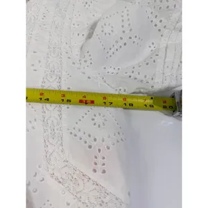 Sanctuary White Eyelet Cotton Puff Sleeve Mini Dress XS thumbnail 7