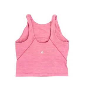 Lululemon Align High-Neck Tank Top Heathered Pink Size 2 thumbnail 2