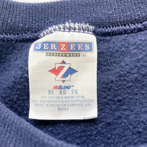 Jerzees Nublend‎ Womens XL Patriotic Snowman Sweatshirt Winter Flag Dark Blue thumbnail 5