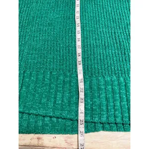 Free People Take Over Me Sweater XS/S Green V-Neck Oversized Woven Pullover thumbnail 6