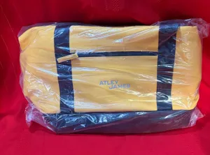 Atley James Yellow / Black Tote Bag - 20" x 14" 6" - NEW thumbnail 1