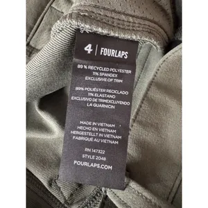 FourLaps Athletic Evolve Pants Women's Sz 2 Short Thyme Stretch Outdoor Casual thumbnail 6