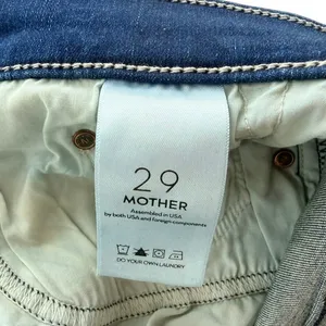 Mother Denim The Outsider Crop Fast Times Dark Blue Size 29 High Rise Bootcut thumbnail 5