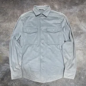 ZARA Oversized Faux Leather Button Down thumbnail 2