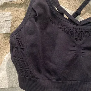 Gymshark Black Strappy Cropped Sport Athletic Top S thumbnail 5