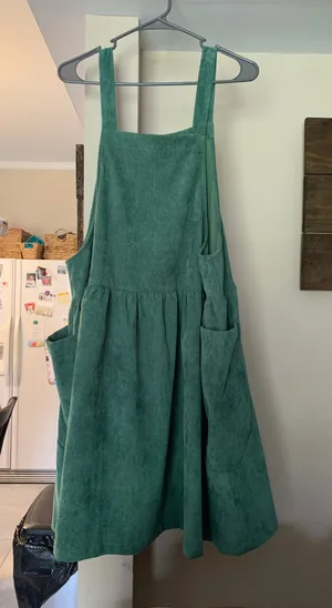 Listicle Corduroy Pocket Front Dress thumbnail 1