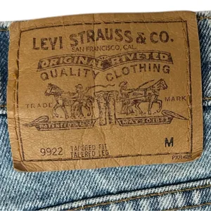 Levi’s Vintage Orange Tab 9922 Tapered Fit Tapered Leg Light Wash Size 18 thumbnail 9