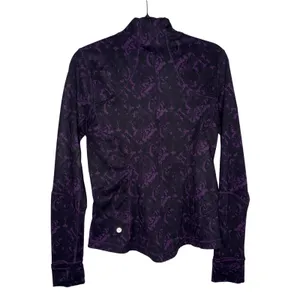 Lululemon Forme Baroque Deep Zinfandel Print Full Zip Jacket‎ Women's Size 8 thumbnail 8