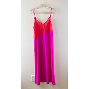 Lulus Seaside Retreat Coral Maxi Cover-Up Dress Red and Magenta Small thumbnail 2