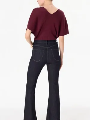 White House Black Market High Rise Flare Jeans Women’s Size 0 thumbnail 3