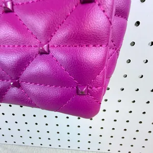 INC International Concepts Hot Pink Quilted Chain Shoulder Bag thumbnail 3