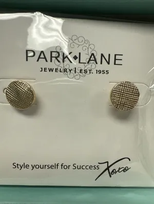 Park Lane "DOTTIE" Pierced Earrings Gold Finish New thumbnail 1