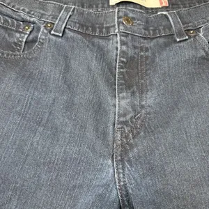 Levis 515 Womens Size 14 Long Bootcut Jeans Dark Wash Stretch Denim Blue Casual thumbnail 13