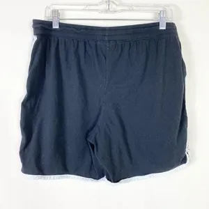 Avenue Black & White Side Striped Athletic Gym Shorts Size 14/16 thumbnail 2