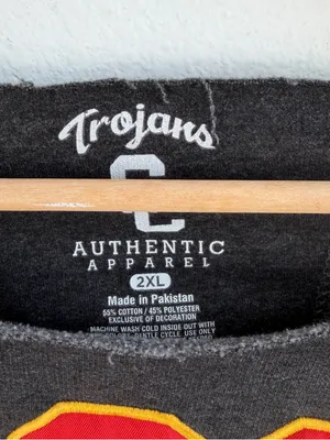USC Trojans Off the Shoulder Sweatshirt thumbnail 3