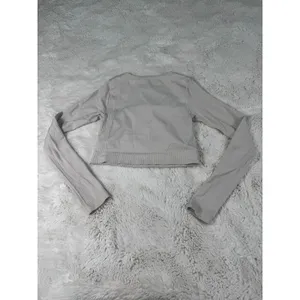 lululemon Ebb to Street Long Sleeve Top | White Opal | Size 6 thumbnail 2