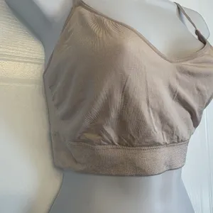 Wacoal 835575 B-Smooth Wire Free Bralette Bra Seamless Lined Womens 2XL XXL Sand thumbnail 3