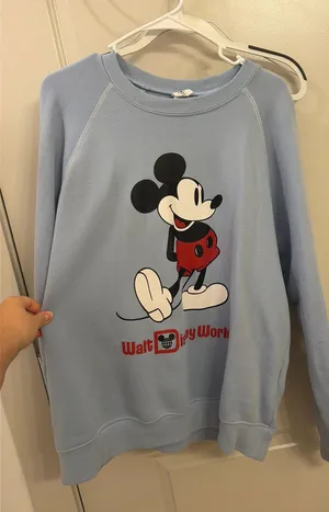 Blue Disney sweatshirt thumbnail 1