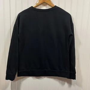 Fabletics black logo crewneck sweatshirt thumbnail 6