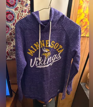 Fanatics Vintage Women’s Minnesota Viking Hoodie Size Medium thumbnail 1