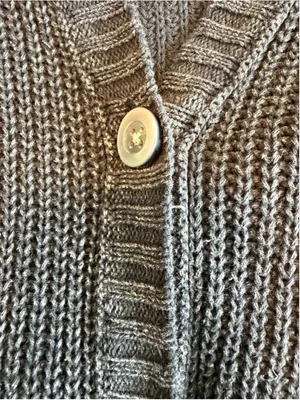 American Eagle Outfitters Cardigan L Open Knit Boho Grunge Granola Girl S8 thumbnail 8