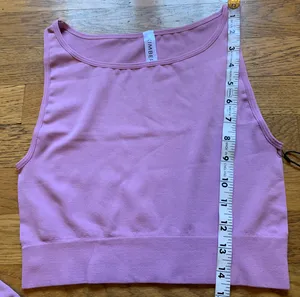 Seamless Crop Top & Biker Short Set size S thumbnail 9