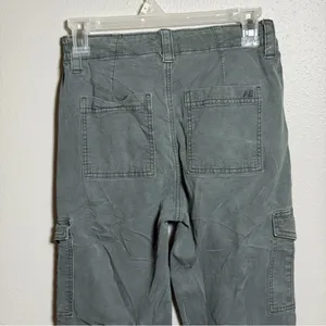American Eagle‎ Outfitters Women Gray/Green Cargo Stretch Pants size 0 thumbnail 7