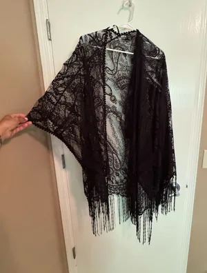 Lace cover Black thumbnail 1