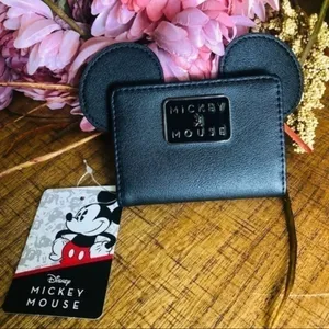 Disney Mickey Mouse Ears Card Wallet ID Holder Snap Closure NWT thumbnail 4