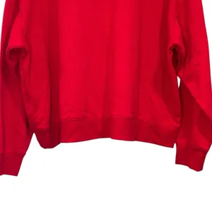 Merry & Bright Graphic Christmas Holiday Red Sweatshirt size 2X NWT Womens thumbnail 9