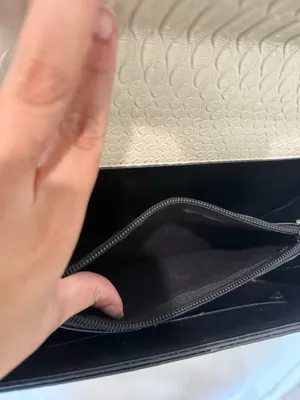 Cream Textured Shoulder Bag with Gunmetal Chai thumbnail 5