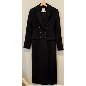 Favorite Daughter The Simon Double Breasted Longline Coat Size Small thumbnail 15