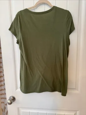 No Boundaries Olive Crewneck Short Sleeve Tee thumbnail 2